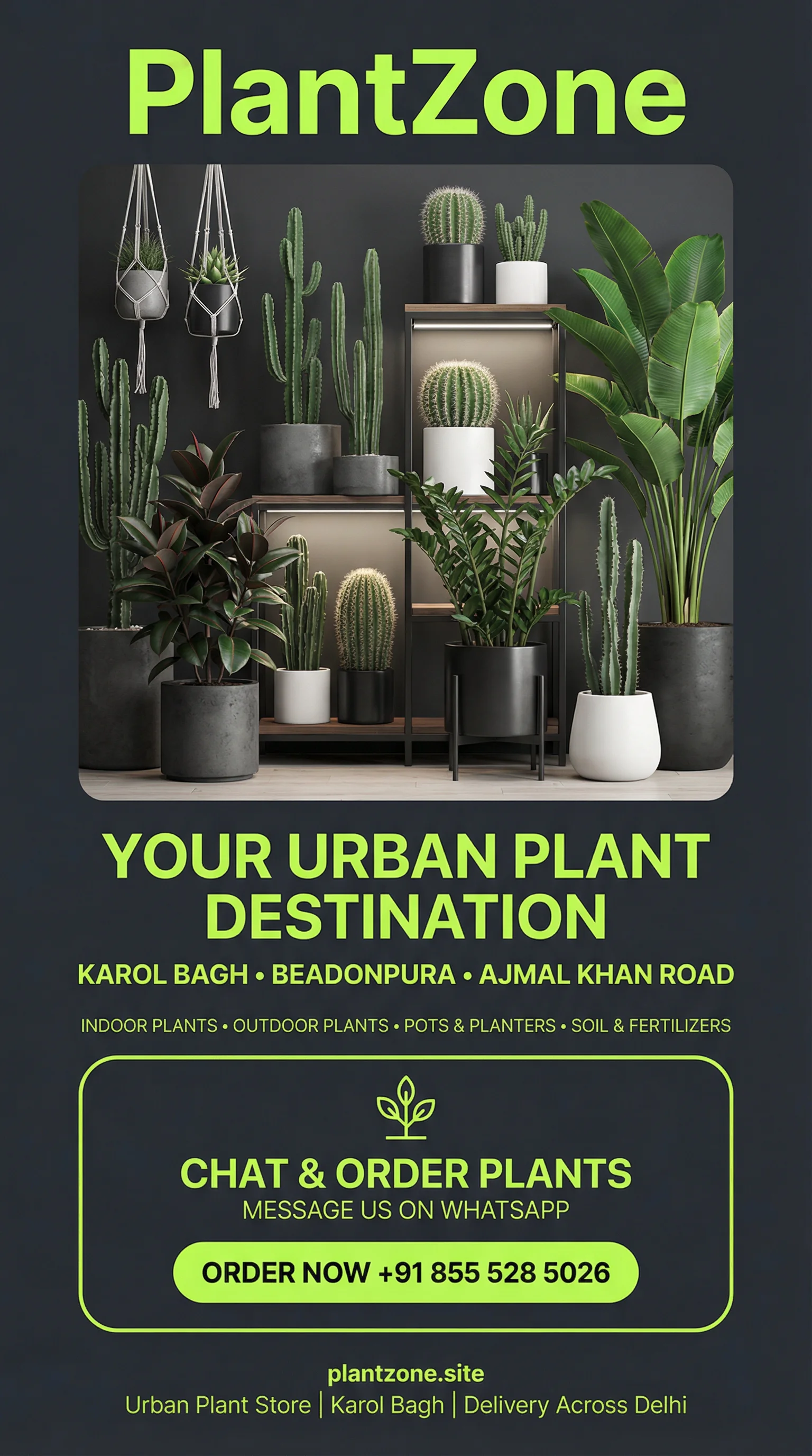 PlantZone Urban Plant Destination Karol Bagh New Delhi